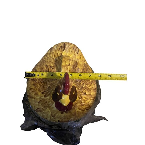 Temp-Tations Presentable Ovenware Chicken-Shaped Casserole Dish With Lid - Picture 3 of 15